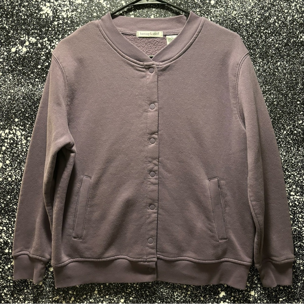 Button-up Sweatshirt